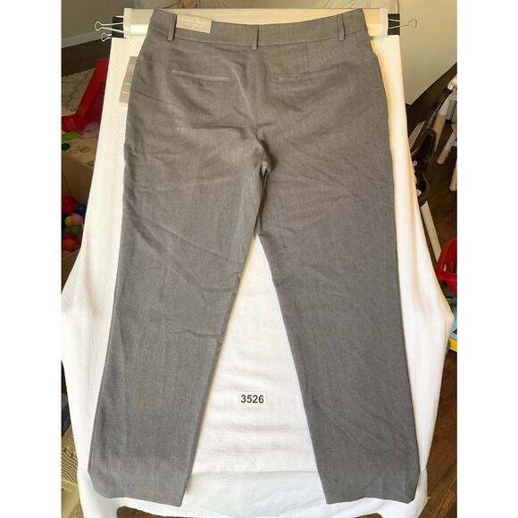 Maurices Women Dress Pants size 11/12 REG Gray Mid Rise Stretch Skinny Ankle NWT - Picture 10 of 12